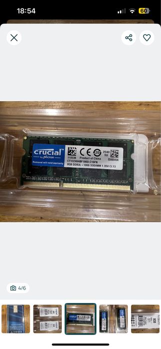 Memória RAM DDR4 CRUCIAL CT2K102464BF186D (2 x 8 GB) - NOVO