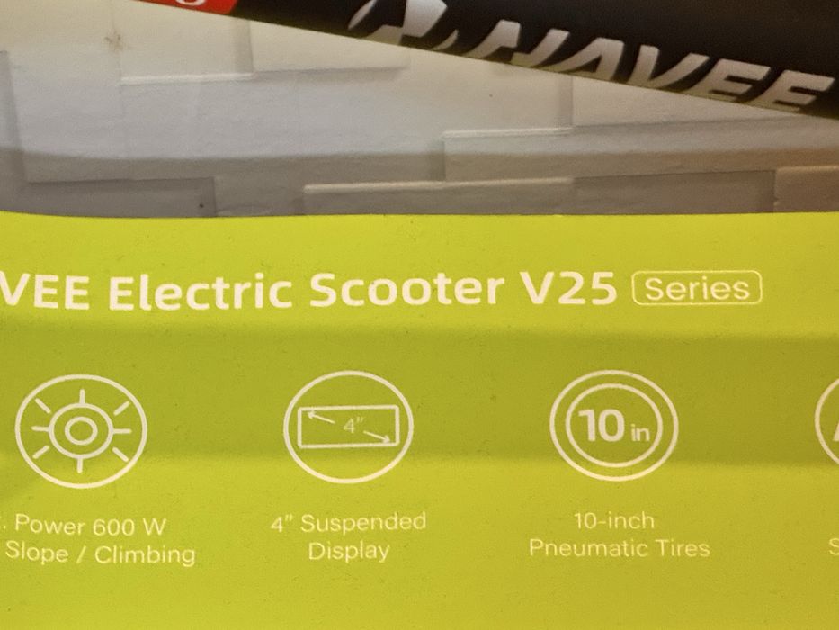 Trotinete eletrica nova scooter v25i