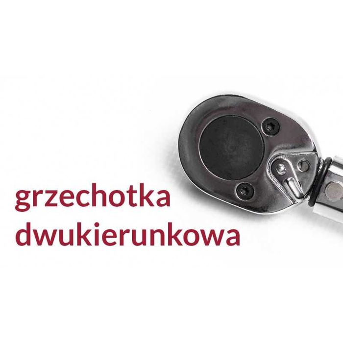 KLUCZ dynamometryczny 1/2 " 28-210 Nm + NASADKI 17/19/21 KD10394