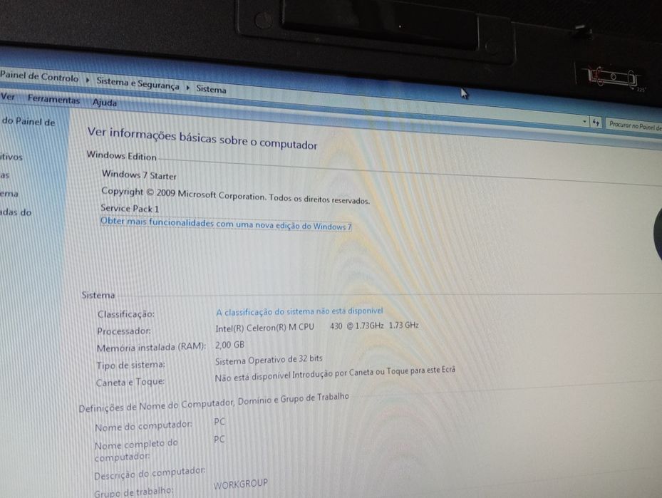 Portátil ACER + Acessórios + Mala de Transporte