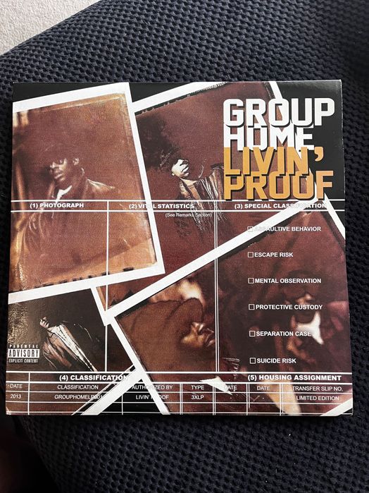 Group Home – Livin' Proof | 3 x vinyl | instrumental