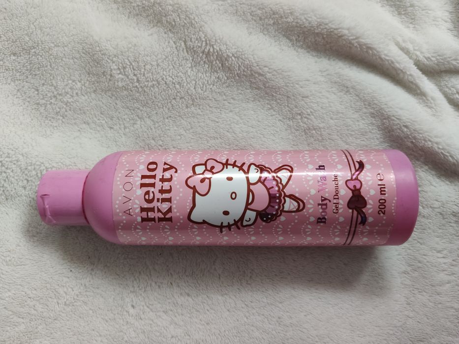 Hello kitty żel pod prysznic 200 ml różowy dla dziewczynki