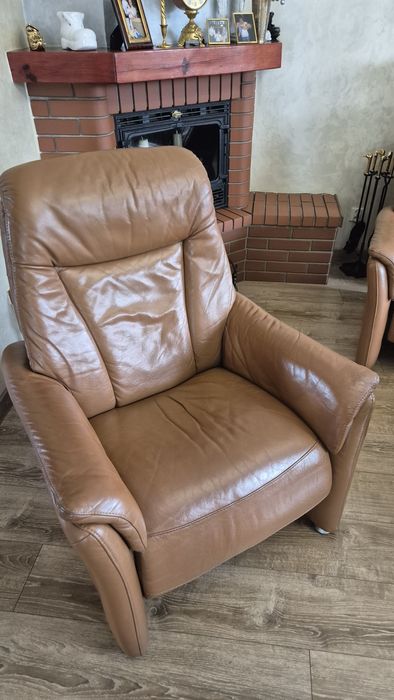 Wypoczynek skórzany 3+2+1 himolla z funkcją relax AKTUALNE