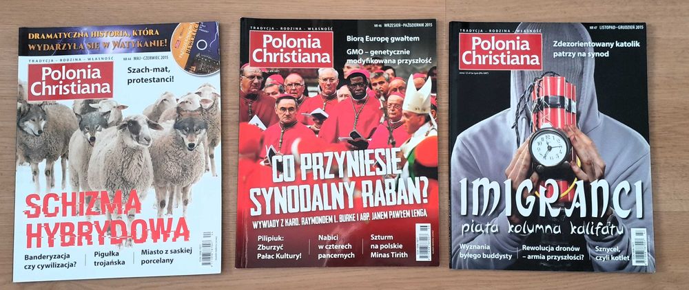 Polonia Christiana - 3 numery z 2015 roku