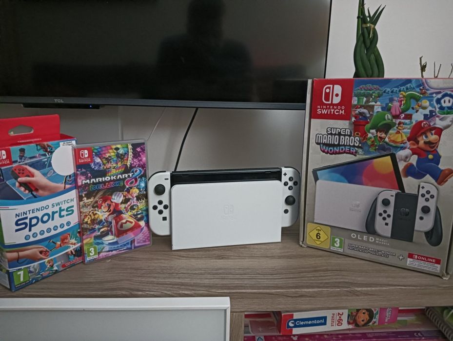 Nintendo switch OLED + Volante + garantia