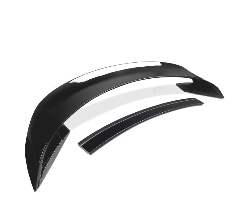 AILERON SPOILER FORD MUSTANG 15-23 LOOK GT350 R PRETO BRILHANTE