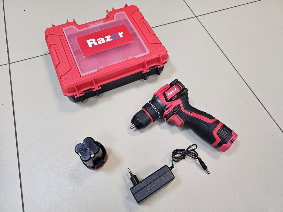 Ударный 16.8V 50Hm Бесщеточный Шуруповерт Razor BL1650 2шт Акб по 16.8V Кейс Гарантия 12мес Мощный и оч.Компактный