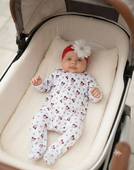 Nowy pajacyk niemowlęcy Disney Myszka Minnie r.12m/80