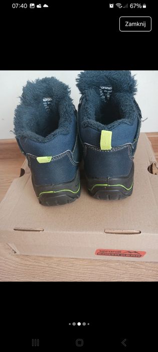 Buty zimowe chłopiec rozm 33