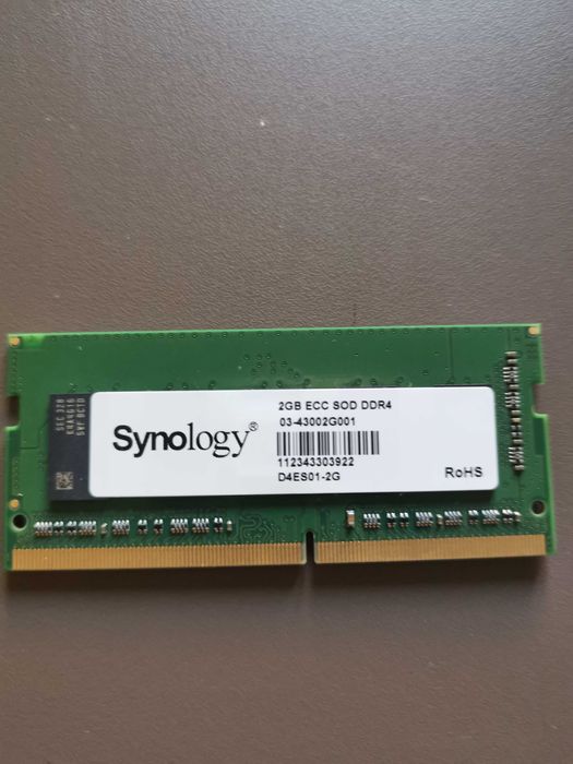 Pamięć Ram  Synology DDR4 2GB 2666MHz SODIMM D4ES01-2G