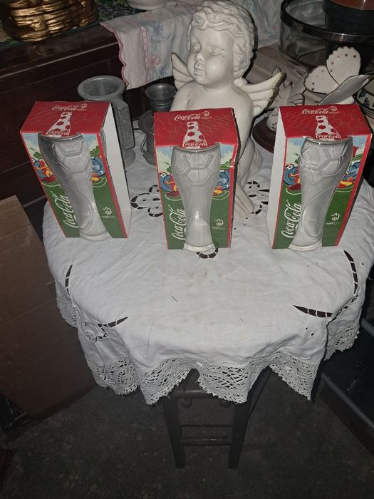 Seis copos coca cola