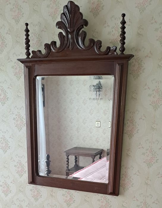 Espelho em Madeira Estilo Vintage