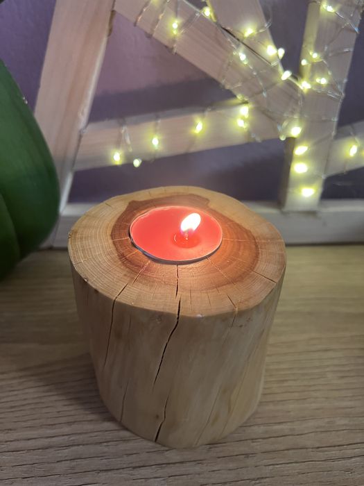 Підсвічник з дерева (ручної роботи)