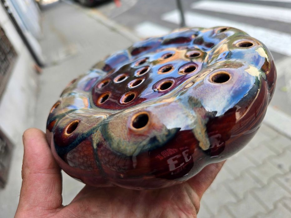 Stara ceramiczna ikebana Bolesławiec