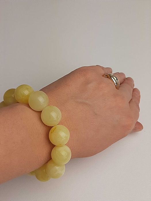 bransoletka z bursztynu