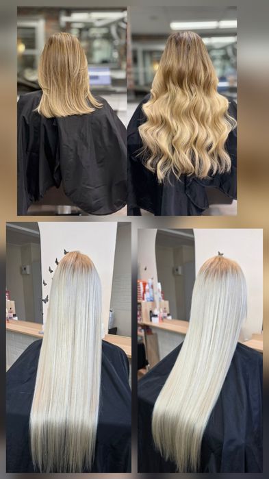 Нарощування  волосся,  кератин