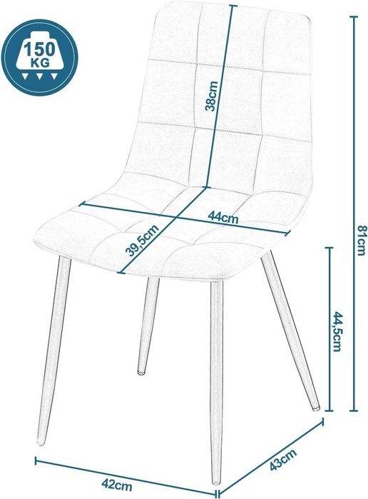 Nowe krzesło do jadalni / siedzisko / 8szt / fotel / taboret !K142!