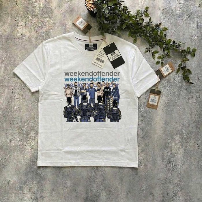 Футболка черная Weekend Offender Prison (XS S M L XL XXL)