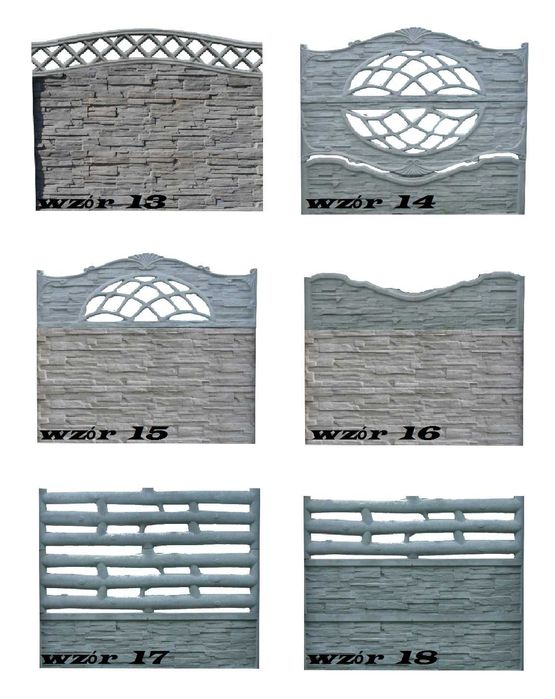 Ogrodzenia betonowe, płoty, garaże, palisada