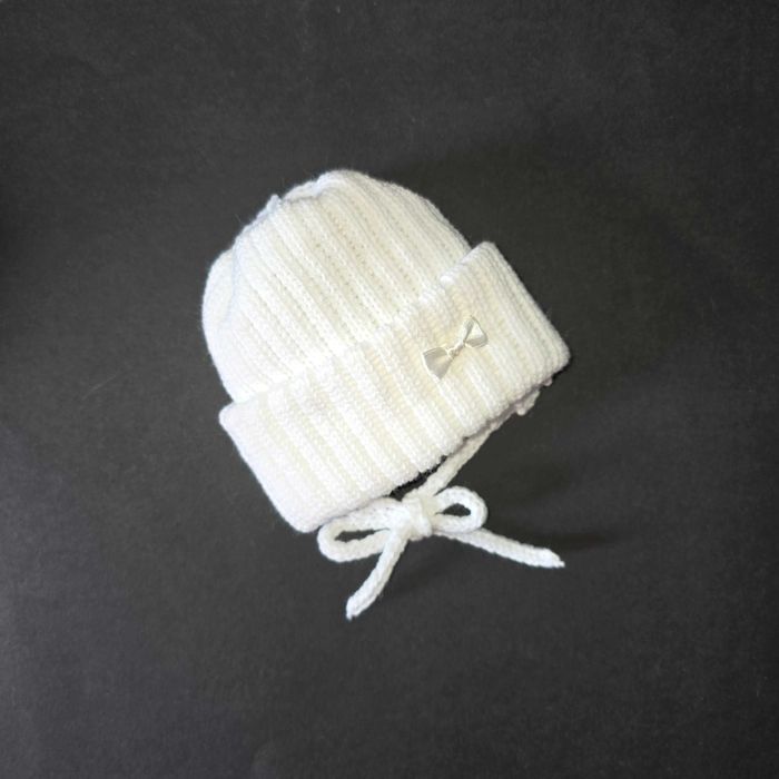 Czapka zimowa dla noworodka rozmiar 0-3 miesiąca