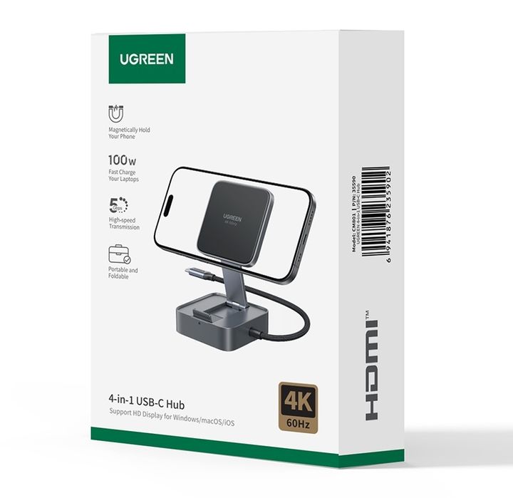 Док станция, хаб , концентратор Ugreen, для iPhone, Samsung