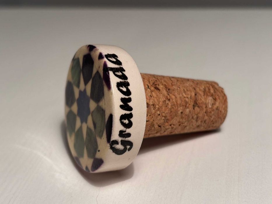 NOWY Ozdobny korek do butelki/wina, Granada