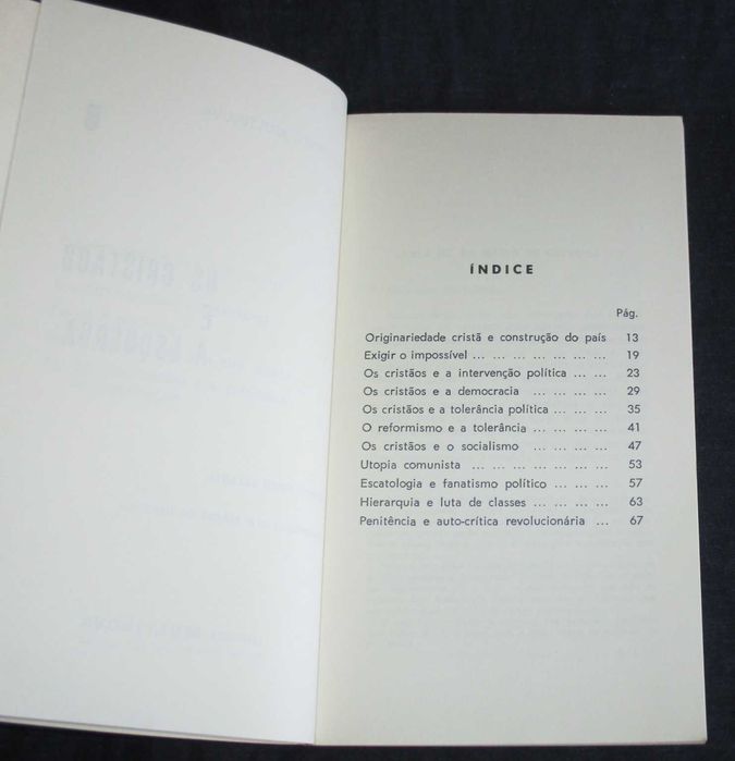 Livro Os Cristãos e a Esquerda Bartolomeu Valente