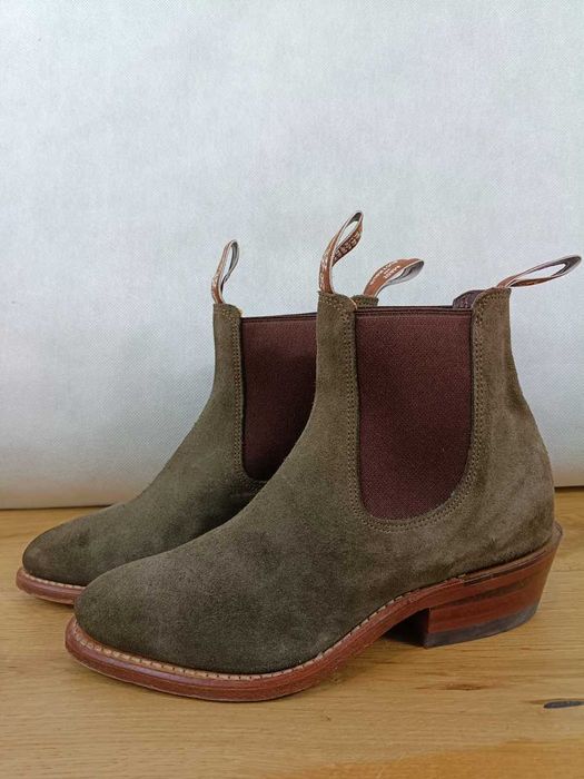RM Williams Craftsman, kowbojki, botki, skóra naturalna, rozmiar 36