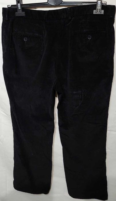 Spodnie męskie sztruksy, czarne