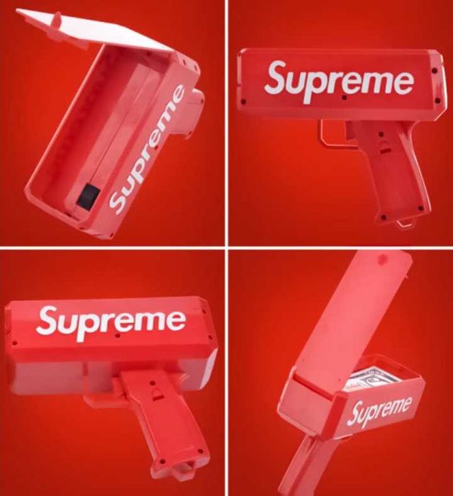 Пистолет для денег SUPREME  купюромет денежный для банкнот суприм