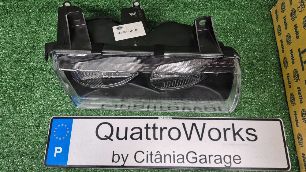 Otica Farol Direito BMW Serie 3 Compact E36 1994 a 2000 Ref. 1AJ007.143101 NOVO HELLA ORIGINAL