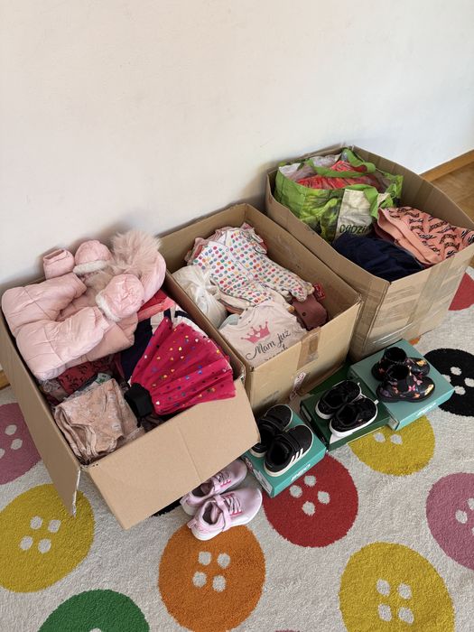 Zestaw ubranek dla dziewczynki wyprawka 50-116