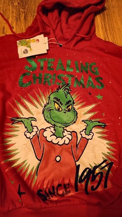 Bluza Cropp święta Grinch
