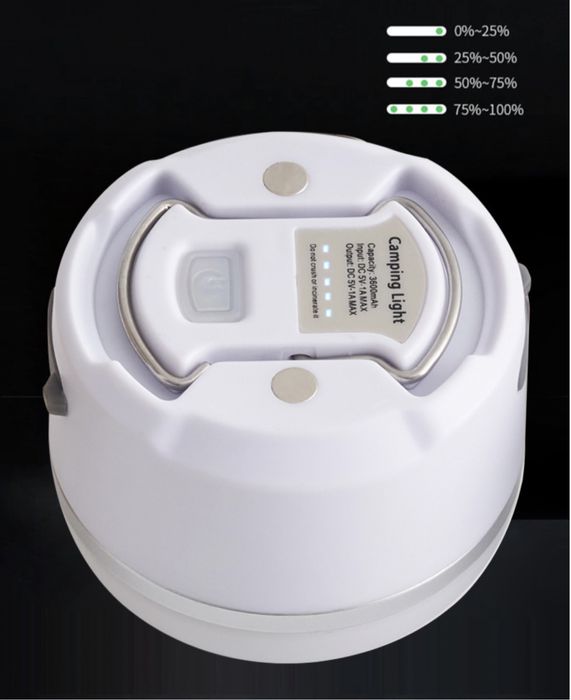 Ліхтар кемпінговий з USB та функцією Powerbank