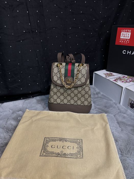 Nowy Plecak Gucci  z workiem przeciwkurzowym skóra