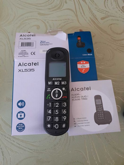 Telefon stacjonarny bezprzewodowy Alcatel XL535
