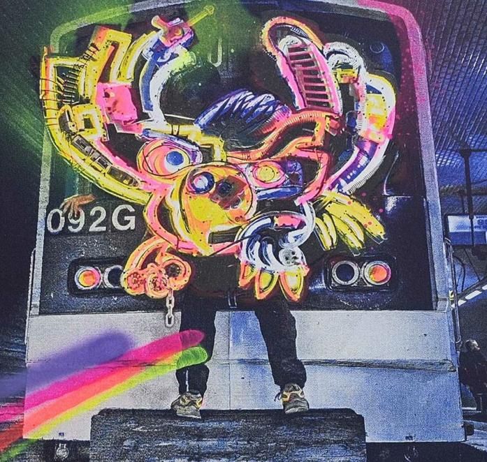 Bordalo II - Lighted Raven