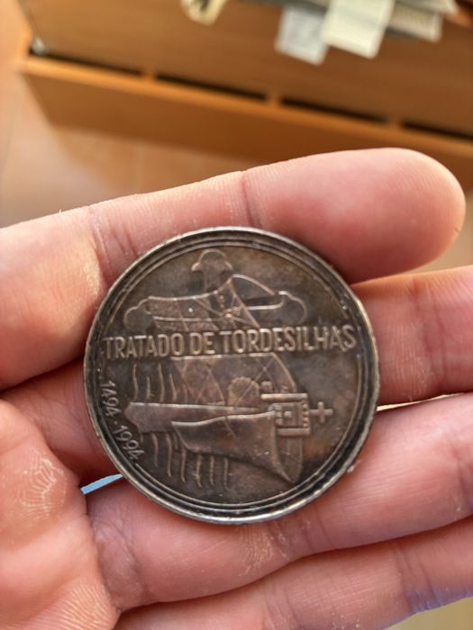 Moeda 1000 escudos Tratado de Tordesilhas 1994