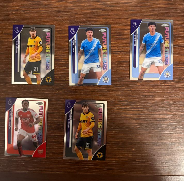 Topps Chrome Premier League 2026 – zestaw kart 100+ Refractor Insert RC