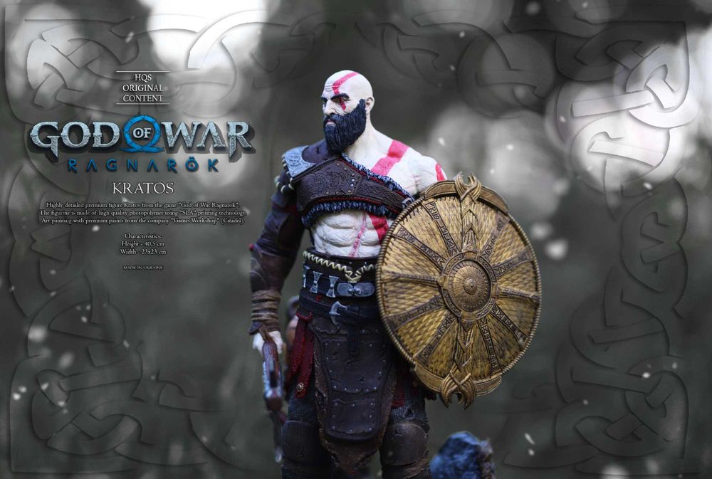 Фигурка Кратоса из игры "God of War Ragnarok" ("Бог войны" Кратос): 12 ...