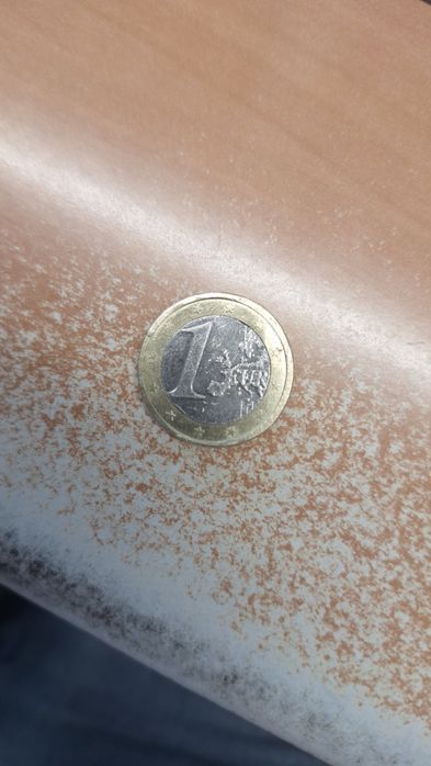 Moeda com face reversa 1 euro espanha 2023