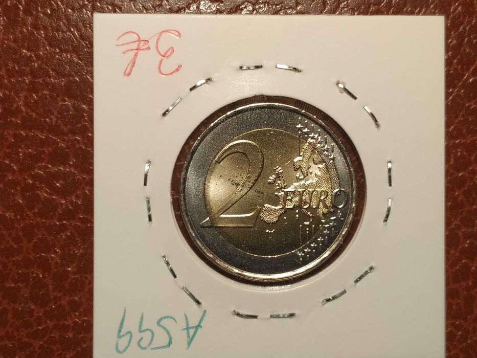A599 moeda de 2 euro de 2024 Policia Nacional - Espanha