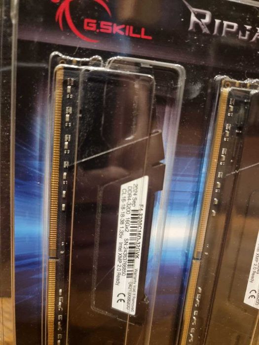 Оперативна памʼять G.Skill Ripjaws V 32GB (2×16GB) DDR4-3200 ГАРАНТІЯ