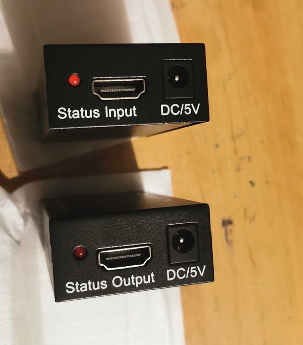 Obraz HDMI przesyłanie LAN skrętka rj45 ethernet do 60 metrów