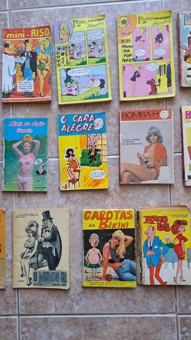 Livros de Humor antigos de banda desenhada