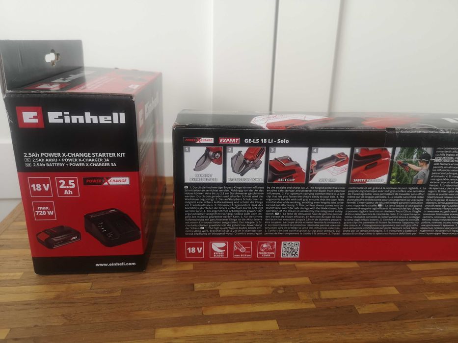 EINHELL GE-LS 18 LI Solo akumulatorowe nożyce do cięcia aku+ładowarka