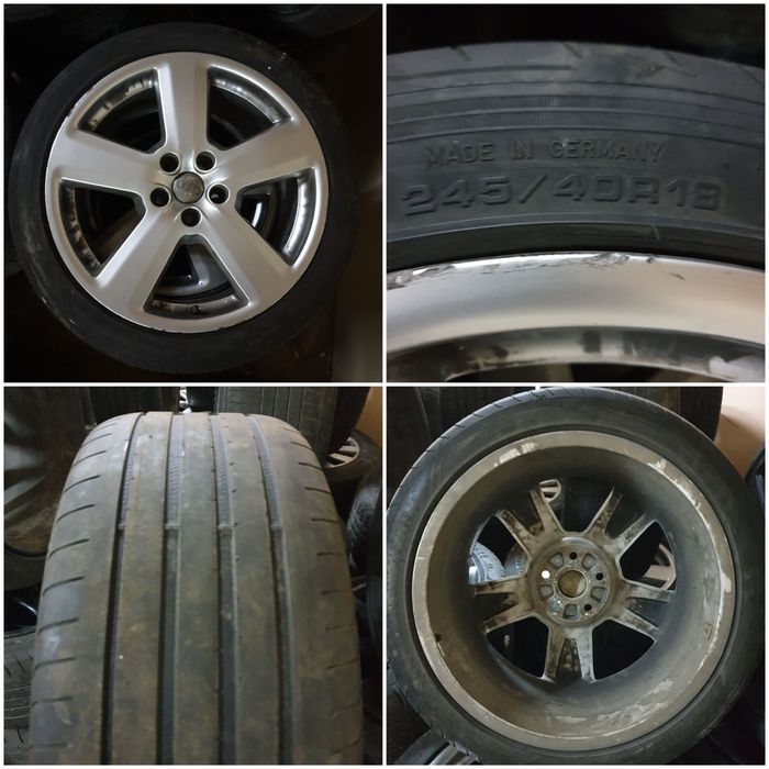 Диски з гумою літо 245/40/18 ауді фольксваген