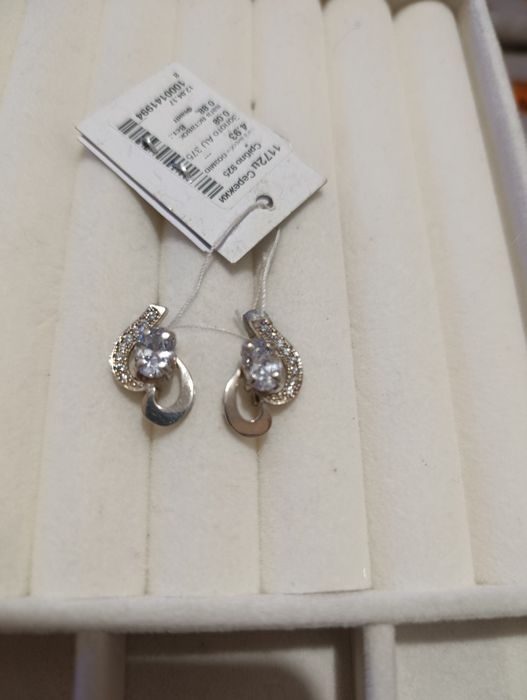 Серебряные серьги