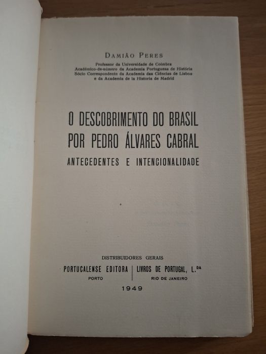 Descobrimento Brasil Pedro Álvares Cabral Damião Peres