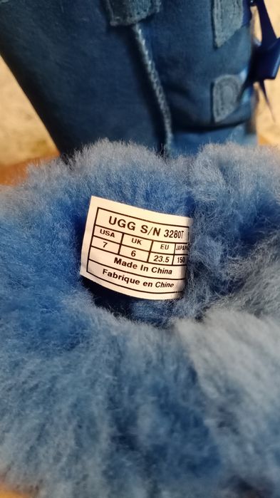 Уггі UGG Austria США блакитні овчина. Розмір 23,5 (UK 6, USA 7))